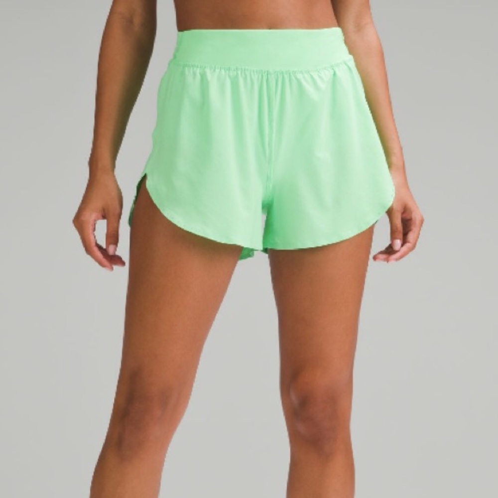 Lululemon Fast & Free Reflective High-Rise Short 3 Pistachio Size 12